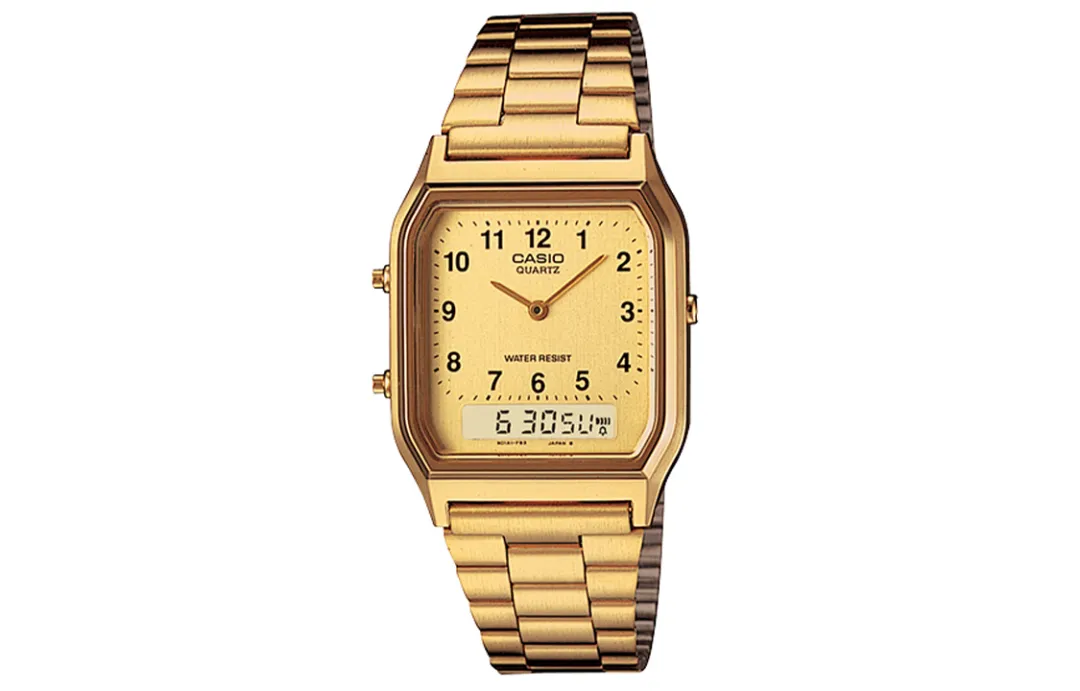 CASIO Men YOUTH Gold Watch AQ-230GA-9B