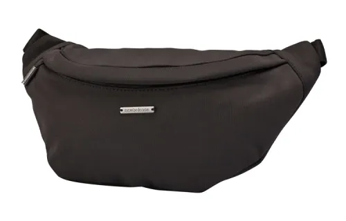 New Balance Minimalist Style Solid Color Fanny Pack Regular Unisex Black