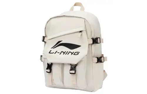 Li Ning Polyester Backpack Regular Unisex White
