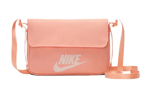 Nike Canvas Bag, Underarm Shoulder Bag, Crossbody Bag Regular Unisex Apricot Yellow Pink