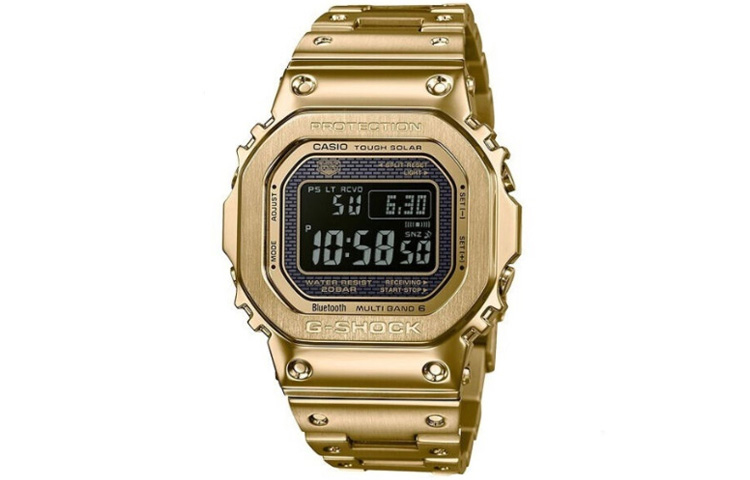 Мужские часы G-SHOCK B5000 (золотые)