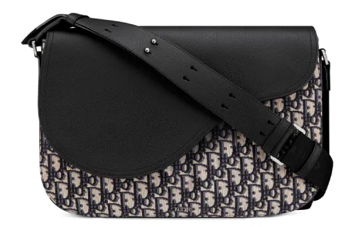 DIOR Saddle Cow Leather Saddle Bag, Shoulder Bag, Crossbody Bag Men's