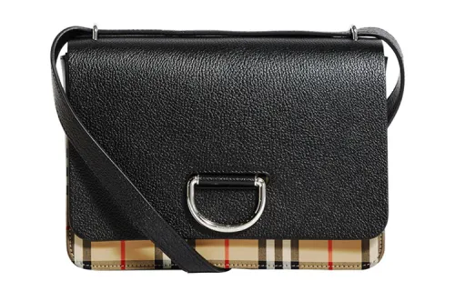 Burberry Sheepskin Shoulder Bag, Crossbody Bag Regular Women's Black