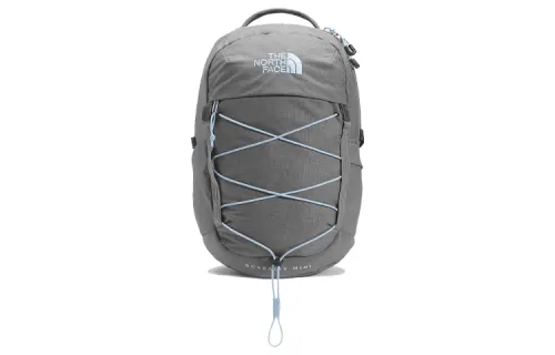 THE NORTH FACE 10L Backpack Outdoor Bag Polyester With Nylon Zinc Gray & Pink Blue Women's