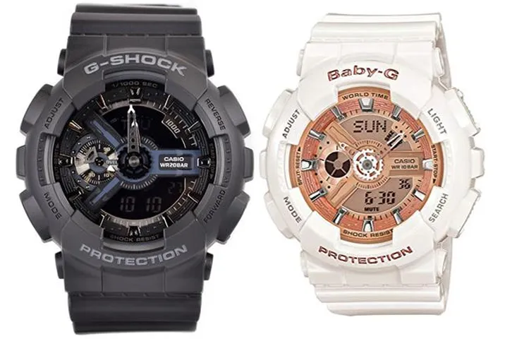 CASIO Unisex Pair Table Series Black Watch