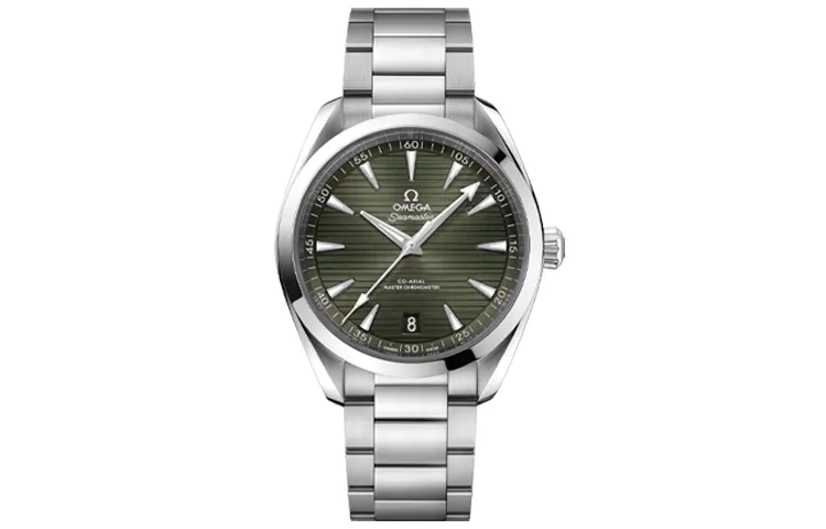 OMEGA Seahorse Collection AQUA TERRA 150m Automatic Mechanical Movement Men's Watches Wrist Watch 41mm Green Dial