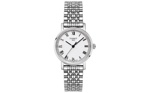 TISSOT Phantom Time Collection Quartz Movement Women's Watch 30mm White Dial Stainless Steel Case