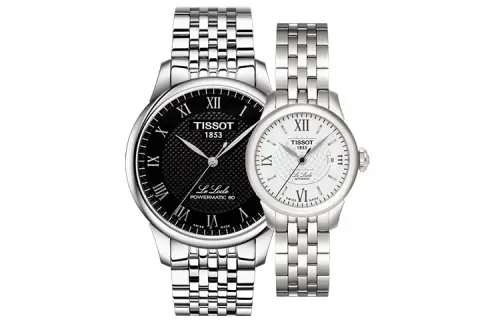 TISSOT Le Locle Collection Automatic Mechanical Movement Unisex Watch 25.3mm Silver Dial Steel Strap