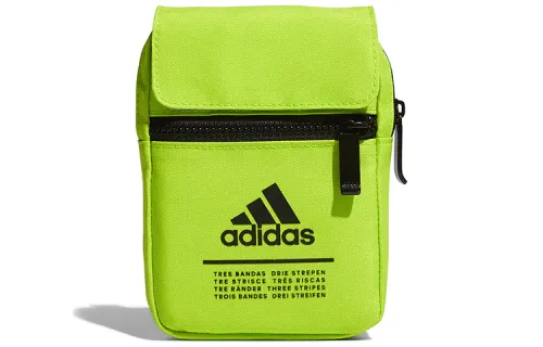 Adidas Polyester Shoulder Bag Men's Yellow Green