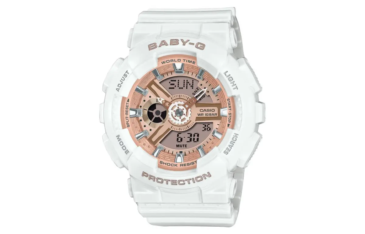 CASIO Women's BABY-G Gold Watch BA-110X-7A1JF