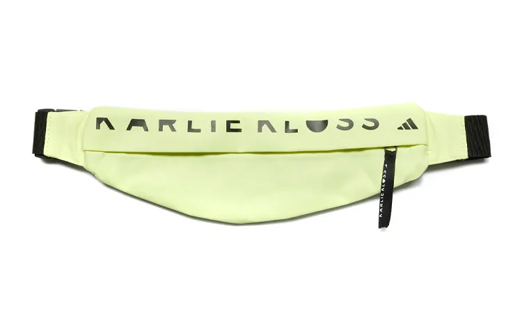 Adidas Carrie Claus Collaboration Recycled Polyester Fanny Pack Regular Women's Light Shimmery Yellow & Black