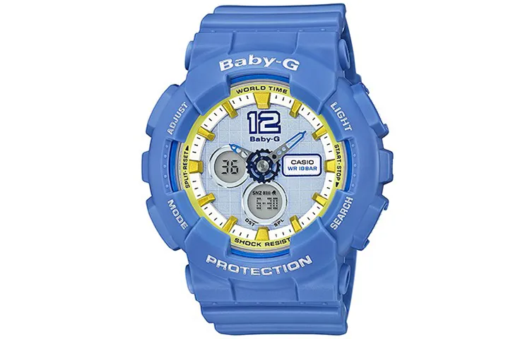 CASIO Women's BABY-G Blue Watch BA-120-2B