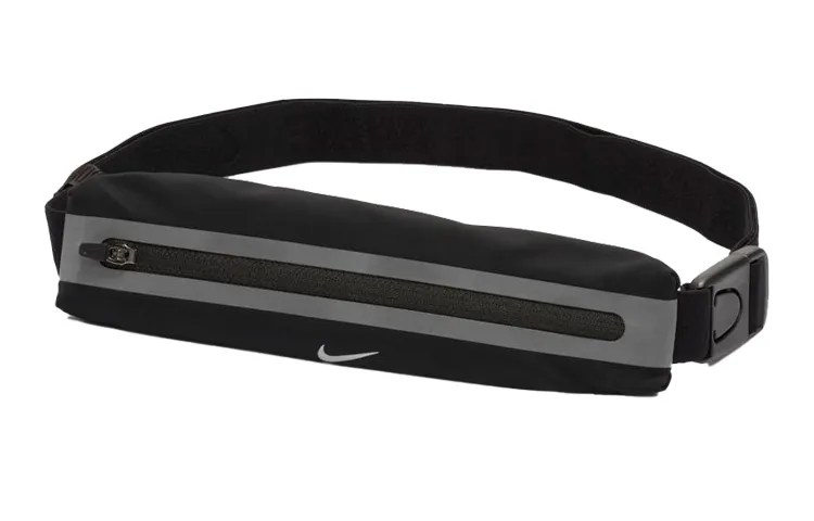 Nike 1L Running Bag Outdoor Bag Nylon Black Silver Unisex
