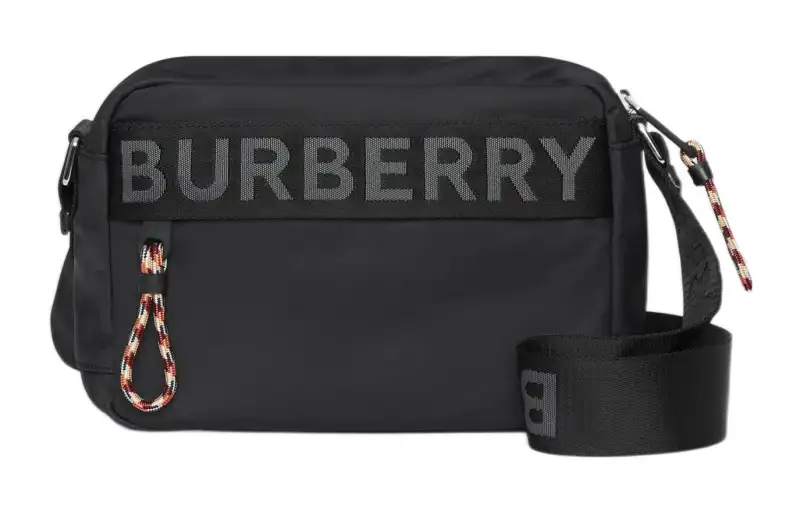 Burberry Econyl Logo Crossbody Black