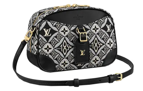 LOUIS VUITTON Deauville Mini Since 1854 1954 Jacquard Textile Gray