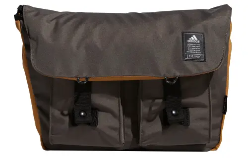 Adidas Polyester Shoulder Bag, Crossbody Bag Unisex Olive Green