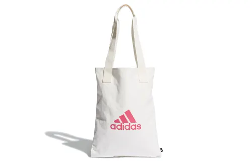 Adidas Cotton Tote Bag, Shopping Bag, Shoulder Bag Regular Unisex White
