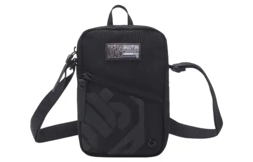 Li Ning Fabric Shoulder Bag, Crossbody Bag Unisex Black