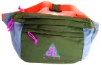 Nike Trendy Patchwork Crossbody Bag, Fanny Pack Regular Unisex Green