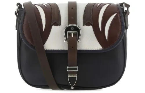 Golden Goose Patchwork Cow Leather Shoulder Bag Women's Multicolor