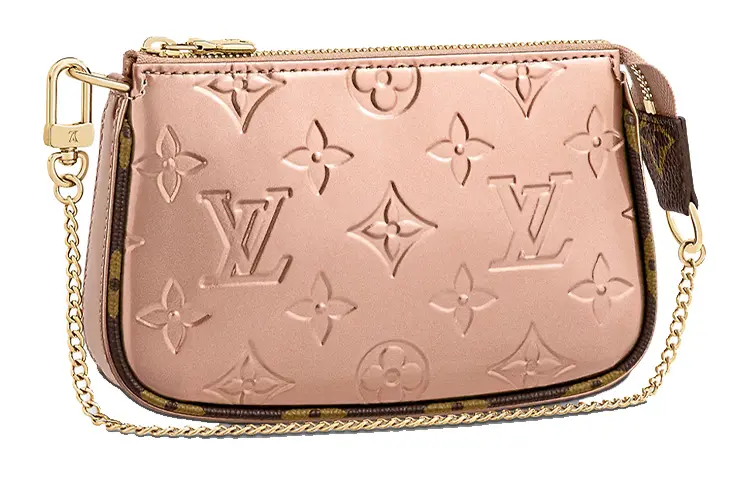 LOUIS VUITTON Mini Pochette Accessoires Rose Gold