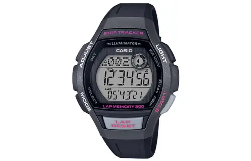 CASIO Women's YOUTH Black Watch LWS-2000H-1A