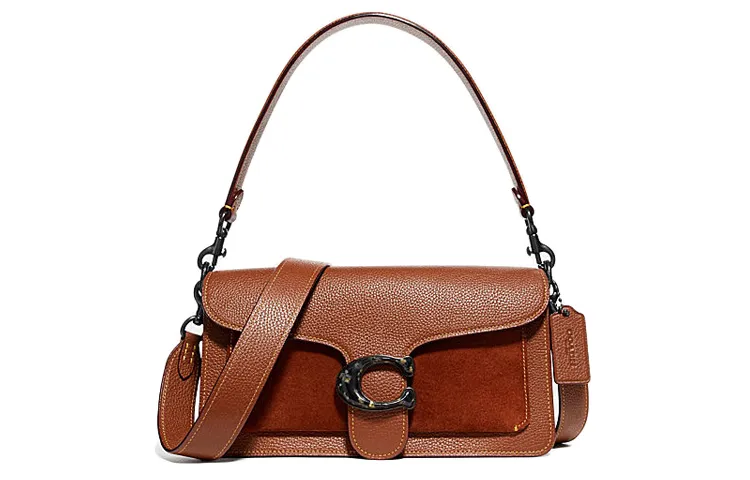 COACH Cow Leather Wine God Crossbody Bag Shoulder Bags Medium Women's Orange