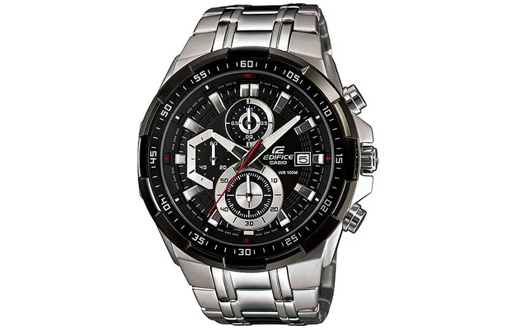 CASIO Edifice Black Men's Watch - EFR-539D-1AVUDF Black Watch EFR-539D-1A