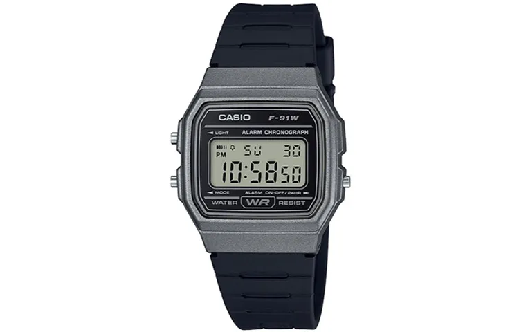 CASIO Men Standard Series Black Watch F-91WM-1B