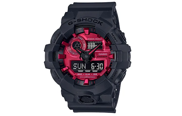 CASIO G-Shock City Battle GA-700AR-1APR Red Watch