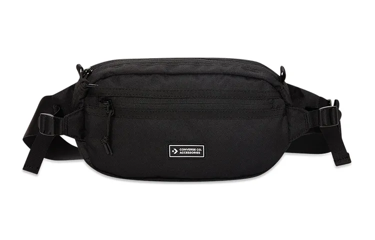 Converse Polyester Crossbody Bag, Fanny Pack Regular Unisex Black