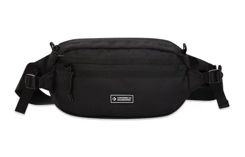 Converse Polyester Crossbody Bag, Fanny Pack Regular Unisex Black