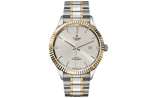TUDOR Wind Style Collection Automatic Mechanical Movement Men's Watches Watch 41mm Silver Dial Steel Strap