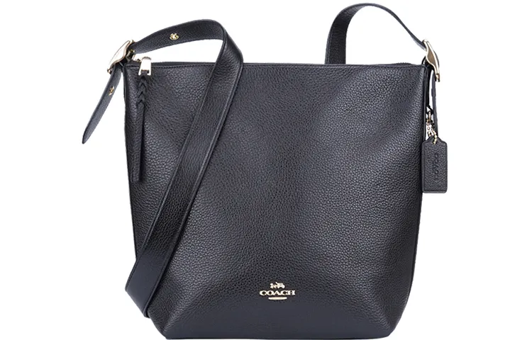 COACH Leather Crossbody Bag, Shoulder Bag Women's Black