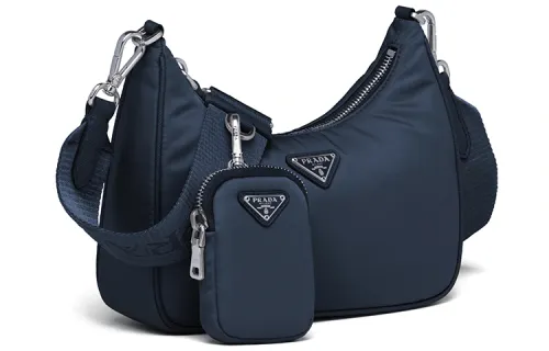 PRADA Re Edition 2005 Nylon Bag Navy