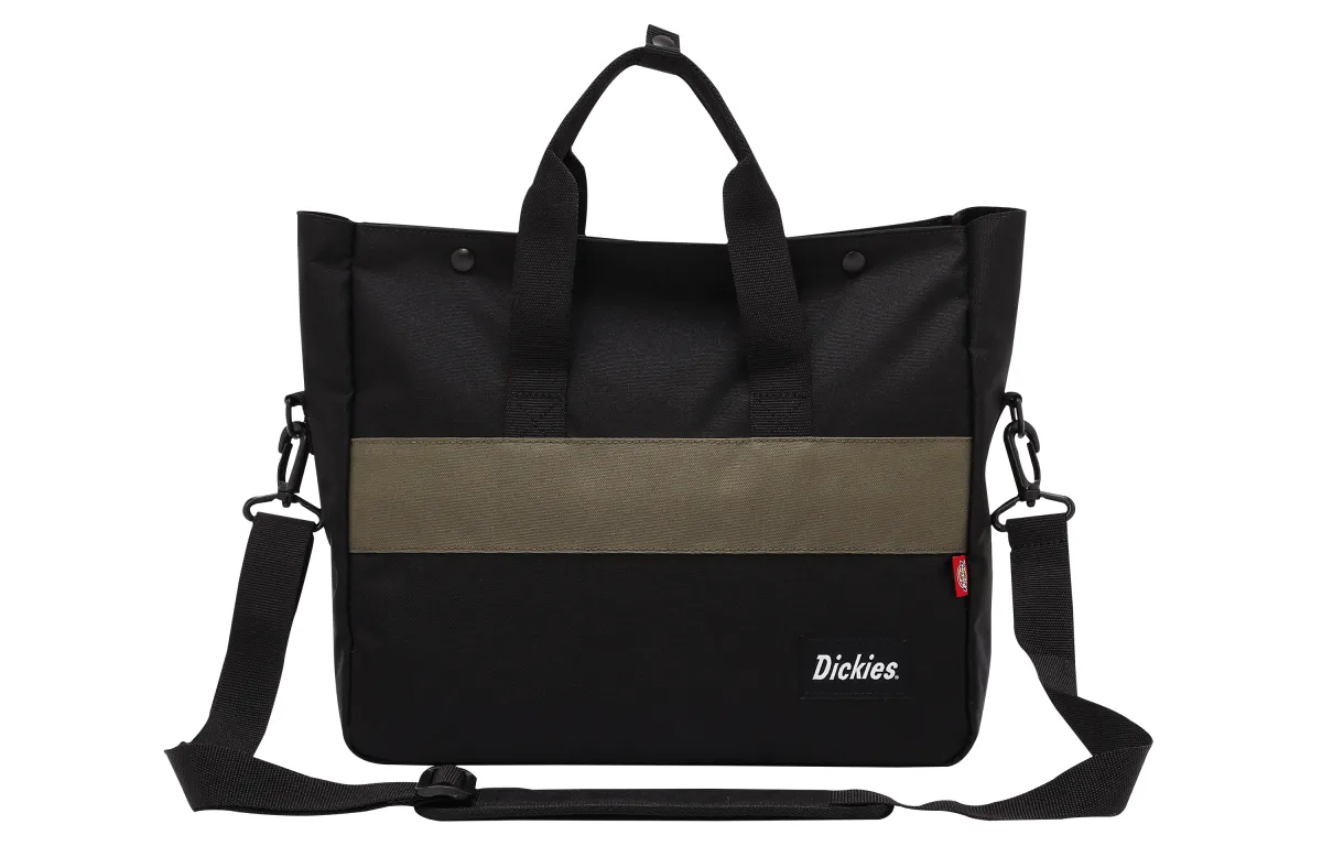 Dickies Polyester Laptop Bag Regular Unisex Black & Army Green