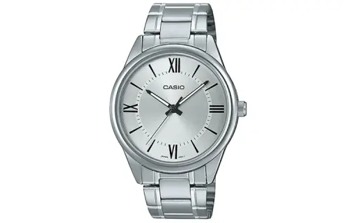 CASIO Men Standard Series Silver Watch MTP-V005D-7B5
