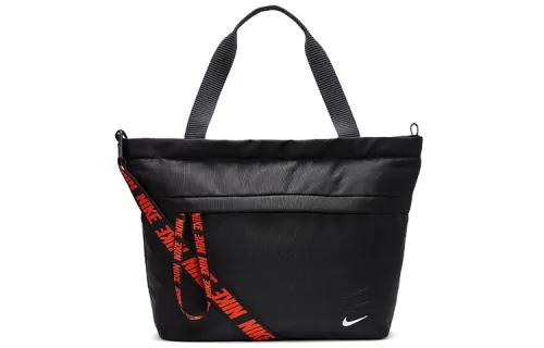 Nike Polyester Sports Bag, Crossbody Bag, Handbag Regular Unisex Red Black