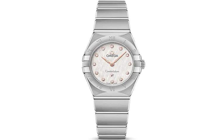 OMEGA Constellation Collection Zodiac Watch Quartz Movement Women's Watch 25mm White Dial