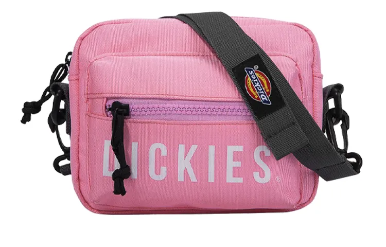 Dickies Polyester Shoulder Bag, Crossbody Bag Unisex Pink