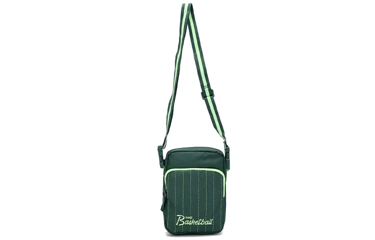 Nike Fabric Shoulder Bag, Crossbody Bag Regular Unisex Green