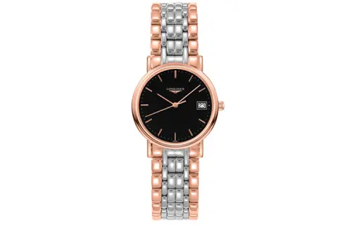 LONGINES Magnificent Collection Quartz Movement Women's Watch 30mm Black Dial