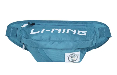 Li Ning Polyester Shoulder Bag, Crossbody Bag, Fanny Pack Regular Unisex Blue