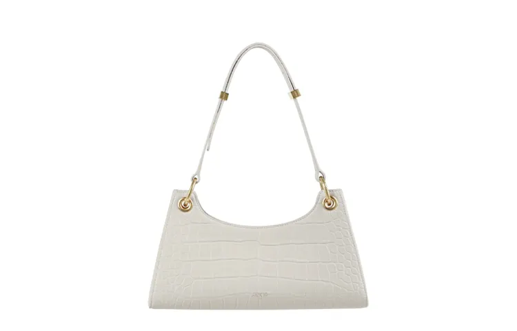 APEDE MOD Top Grain Cow Leather Frog Bag Shoulder Bag Women's Ivory