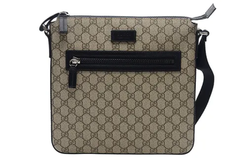 GUCCI PVC Messenger Bag, Shoulder Bag, Crossbody Bag Small Men's