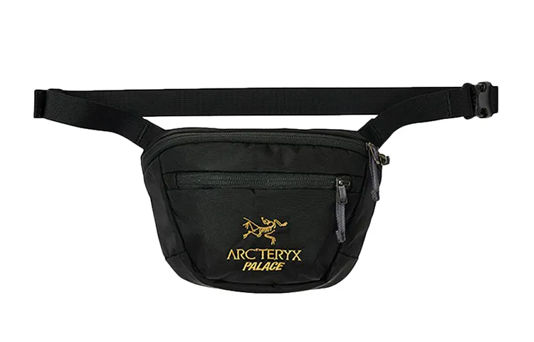 Arc'teryx Palace Collaboration Casual Fanny Packs Crossbody Bag Pure Black Unisex