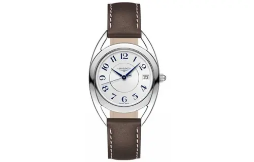 LONGINES Rider Collection Quartz Movement Women's Watch 34mm Silver Dial Stainless Steel Case