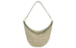 LOEWE Anagram Jacquard Fabric With Cow Leather Shoulder Bag, Crossbody Bag, Shoulder Bag Women's