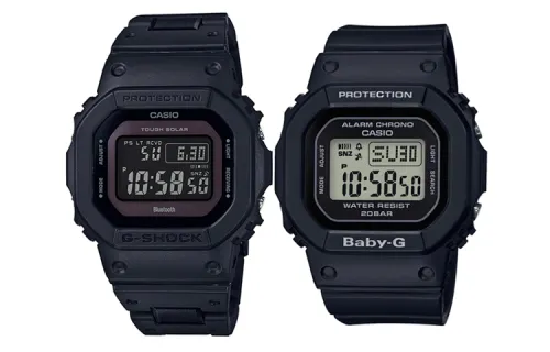 CASIO Unisex Pair Table Series Black Watch