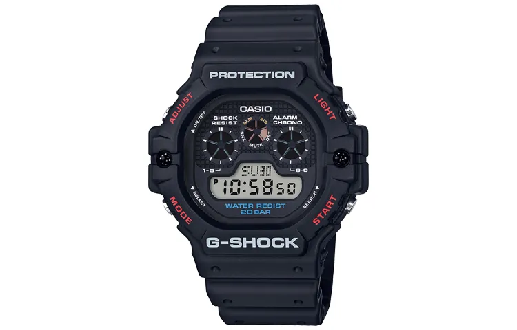 CASIO Men G-SQUAD Series Black Watch DW-5900-1
